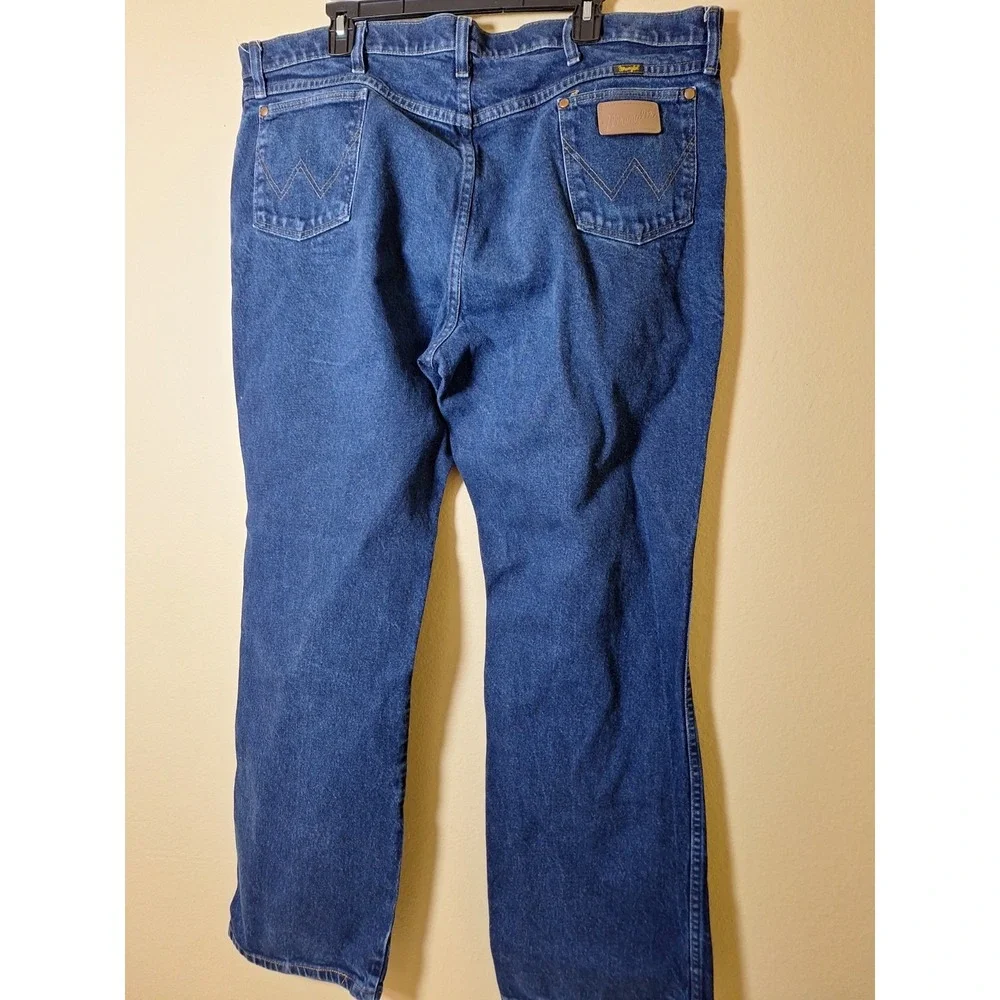 Vintage Wrangler Jeans Men's Regular‎ Fit Blue 42x32 Western Barn Rodeo Cowboy